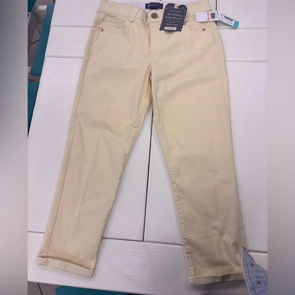 Women’s Yellow Democracy Ankle Jeans